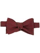 Gieves & Hawkes Floral Bow Tie - Red
