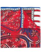 Etro Mixed Print Scarf - Red