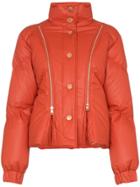 See By Chloé Zip-detail Puffer Jacket - Orange