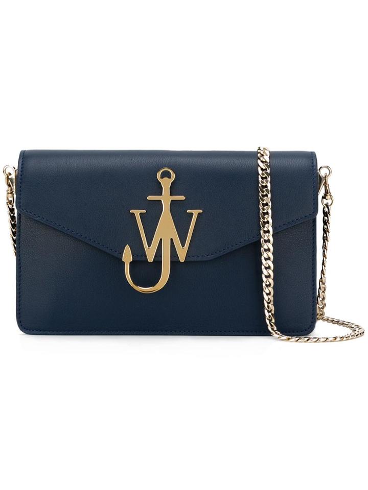 Jw Anderson Logo Detail Purse Bag - Blue