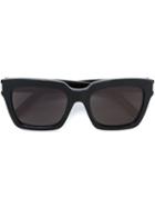 Saint Laurent Eyewear Chunky Frame Sunglasses - Black