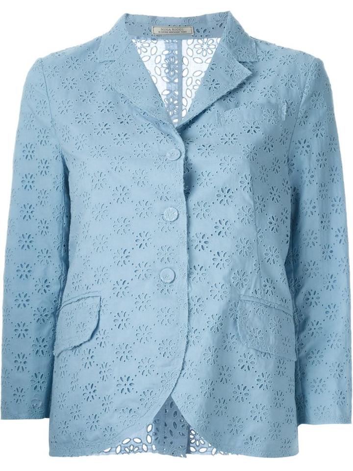 Nina Ricci Broderie Anglaise Blazer