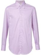 Brunello Cucinelli - Checked Shirt - Men - Cotton - Xl, Pink/purple, Cotton