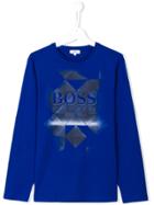 Boss Kids Printed Top - Blue