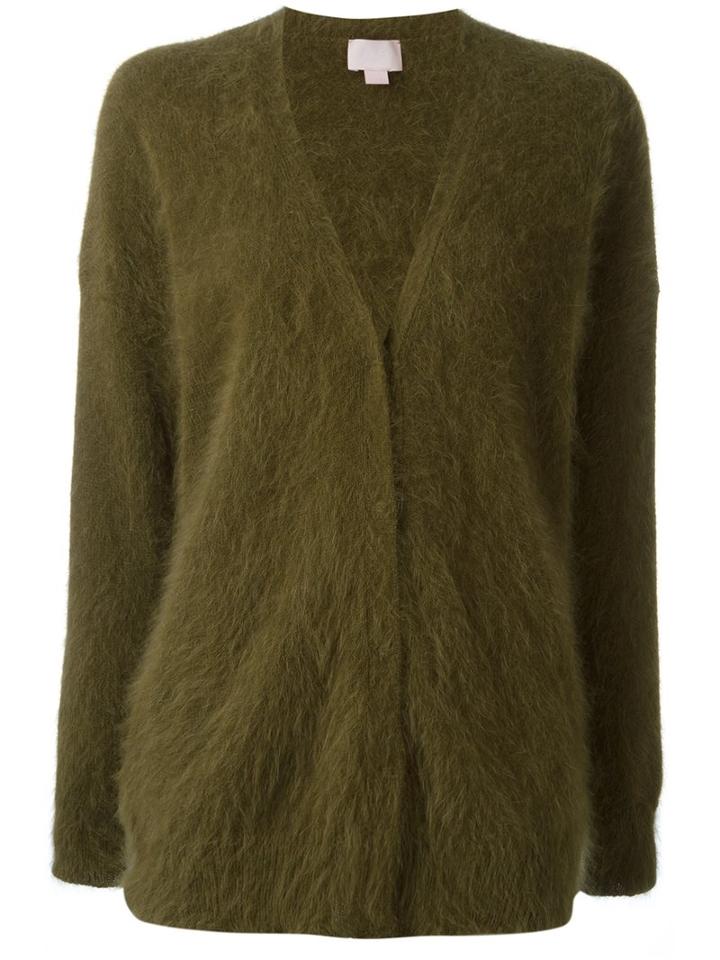 Giamba Classic Cardigan, Women's, Size: 42, Green, Polyamide/angora
