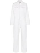 A Plan Application Cotton Utility Boilersuit - White