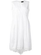 Simone Rocha Poplin Midi Dress - White