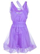 Gloria Coelho Bell Shaped Dress - Purple