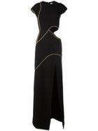 Mugler Cut Out Dress - Black