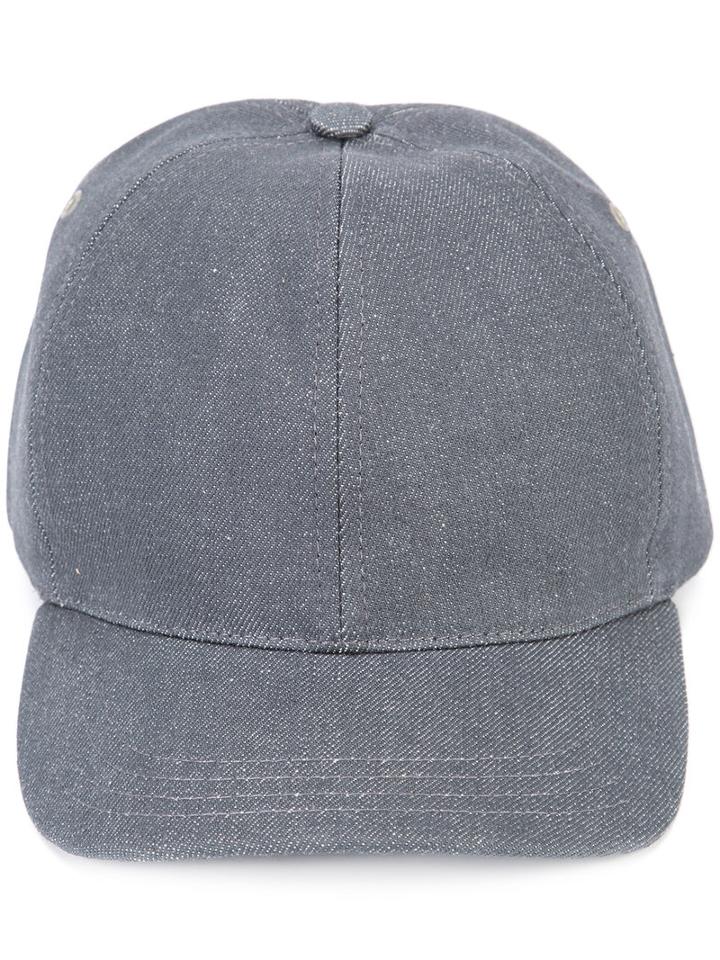 A.p.c. Plain Baseball Cap, Men's, Size: Small, Grey, Cotton/virgin Wool