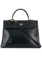 Hermès Vintage Kelly 35 2way Bag - Blue