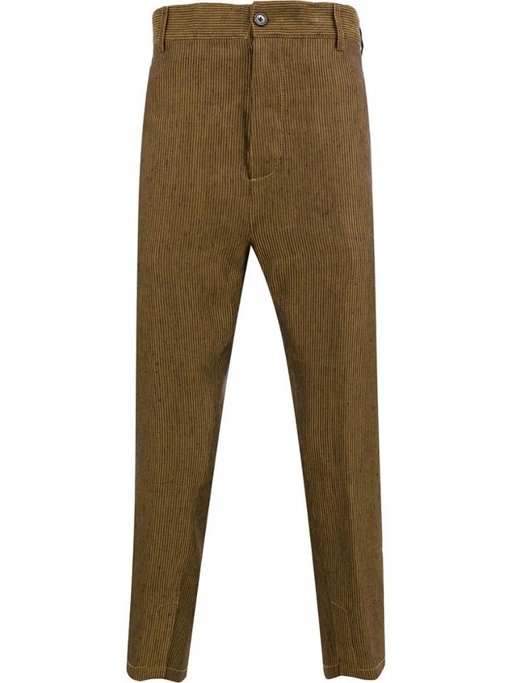Ann Demeulemeester Duncan Cropped Trousers - Black