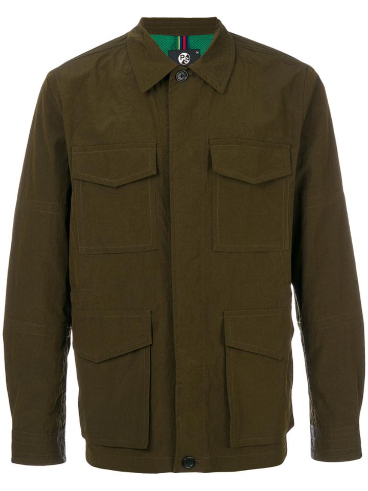 Ps By Paul Smith Military Jacket - Green