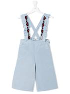 Msgm Kids - Embellished Jumpsuit - Kids - Cotton/polyester - 6 Yrs, Blue