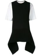 Marni - Knitted Double Layer Top - Women - Cotton - 42, Women's, Black, Cotton