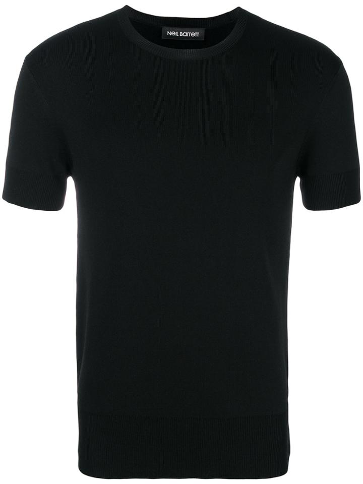Neil Barrett Round Neck T-shirt - Black