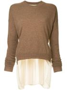 Uma Wang Insert Detail Jumper - Brown