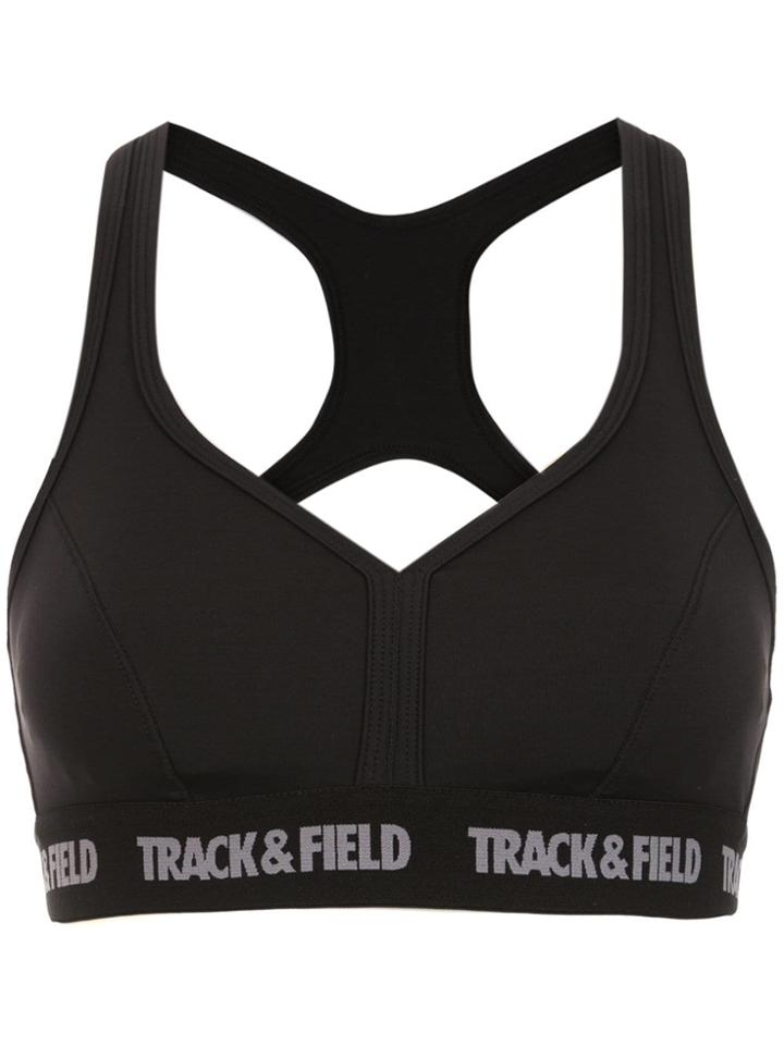 Track & Field Power Elasticated Top - Black