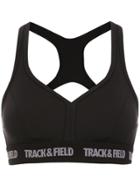 Track & Field Power Elasticated Top - Black