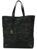 Saint Laurent Camouflage Tote - Black