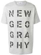 Études 'new Geo' T-shirt, Men's, Size: Large, Grey, Cotton