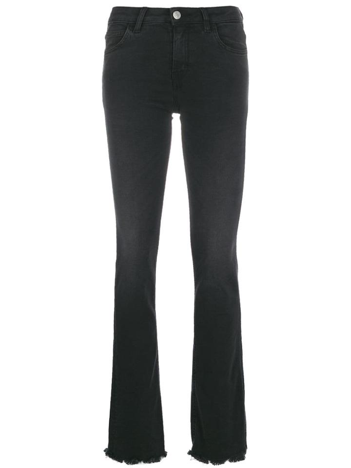 Haikure High Waisted Flared Jeans - Grey