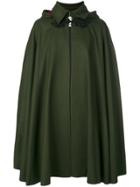 Vivienne Westwood Hooded Cape Coat - Green