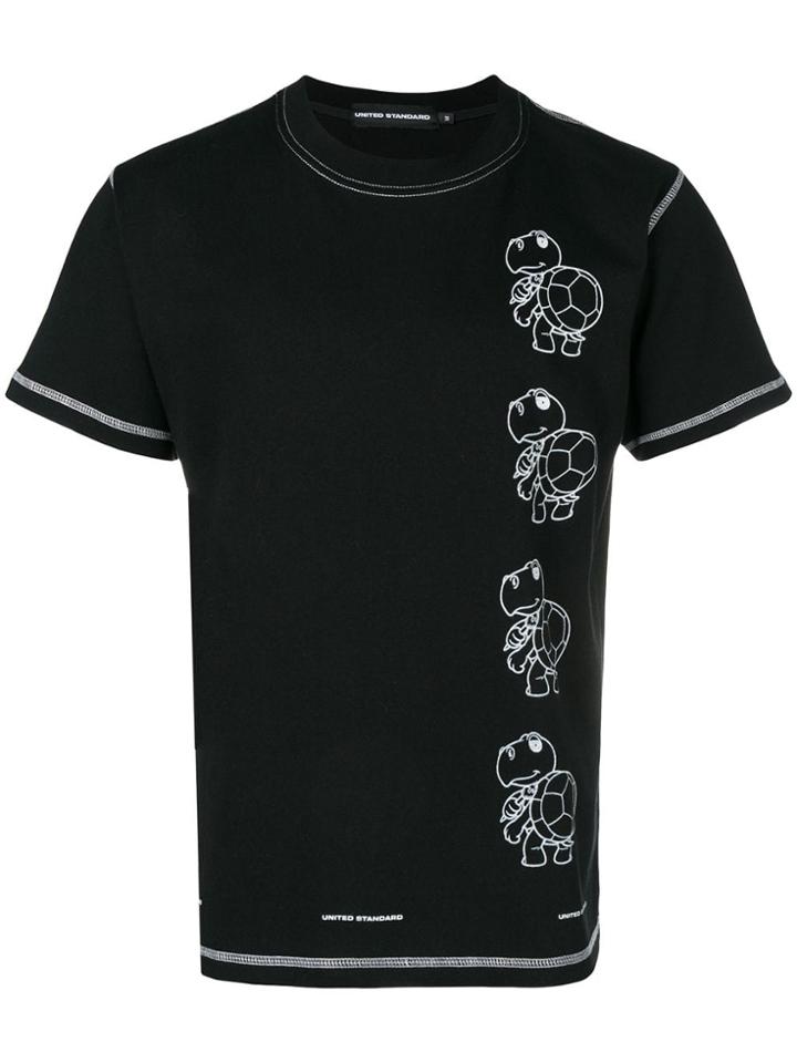 United Standard 'shell' Print T-shirt - Black