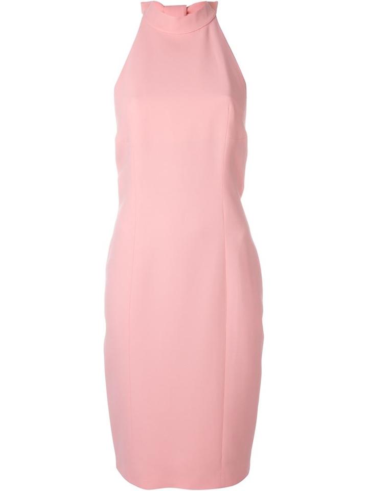 Capucci Open Back Tube Dress, Women's, Size: 42, Pink/purple, Viscose/acetate/silk/spandex/elastane