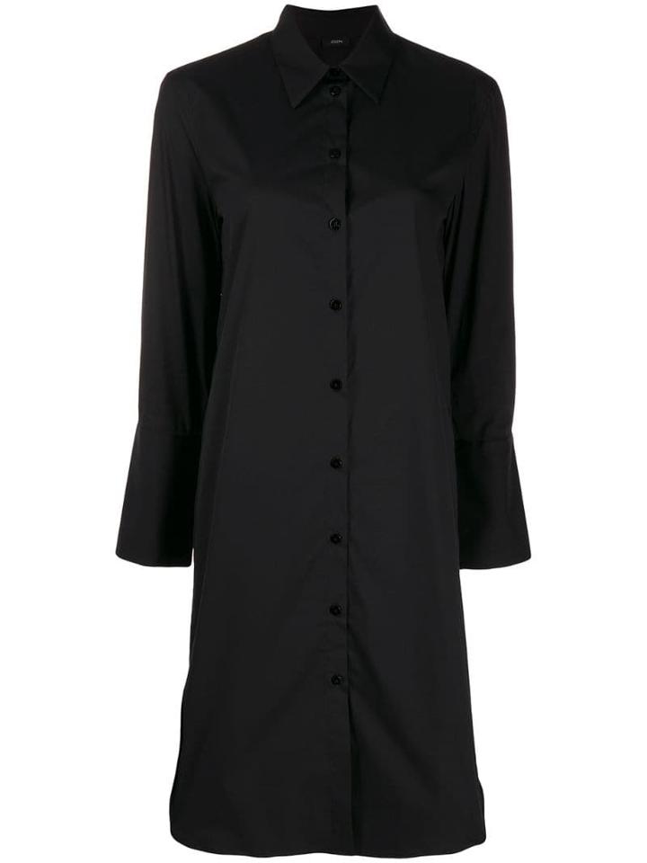 Joseph Victor Poplin Short Dress - Black