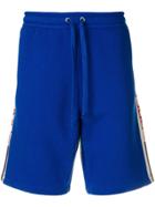 Gucci Logo Track Shorts - Blue