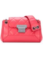 Chanel Vintage Mini Flap Shoulder Bag - Red