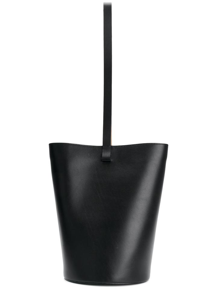 Building Block Basket Tote Bag - Black