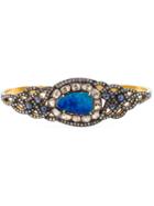 Gemco Diamond, Opal & Sapphire Hand Bracelet
