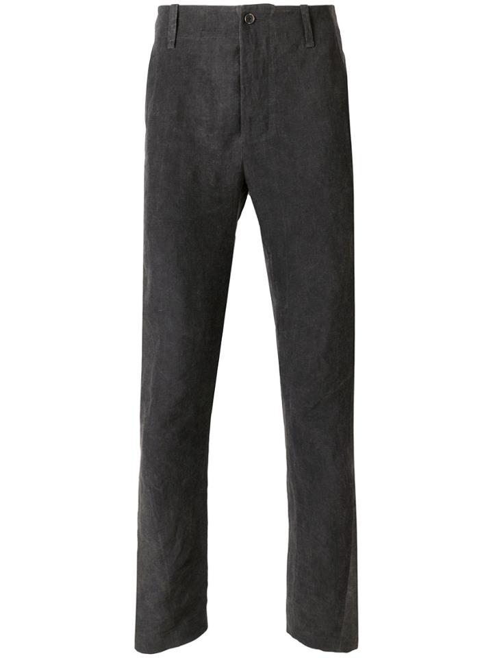 Uma Wang Slim Fit Tailored Trousers - Grey