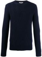 Corneliani Fine Knit Jumper - Blue