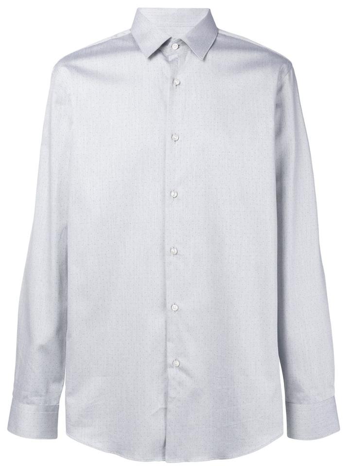 Boss Hugo Boss Classic Curved Hem Shirt - Grey