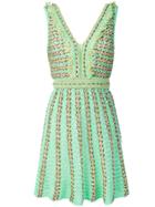 M Missoni Metallic Knitted Dress - Green