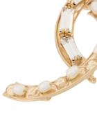 Rosantica Embellished Drop Earrings - Gold