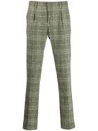 Entre Amis Checked Trousers - Green