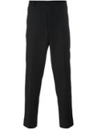 Ami Alexandre Mattiussi Carrot Fit Trousers, Men's, Size: 48, Black, Polyester/wool