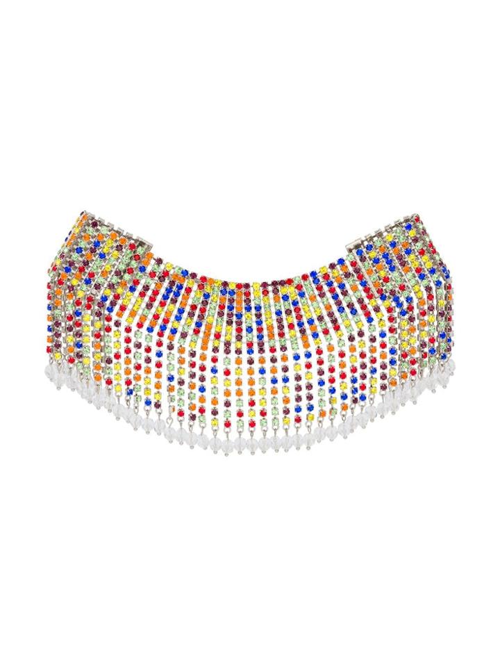 Miu Miu Crystal Necklace - Multicolour