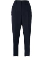 Golden Goose Cropped Straight-leg Trousers - Blue