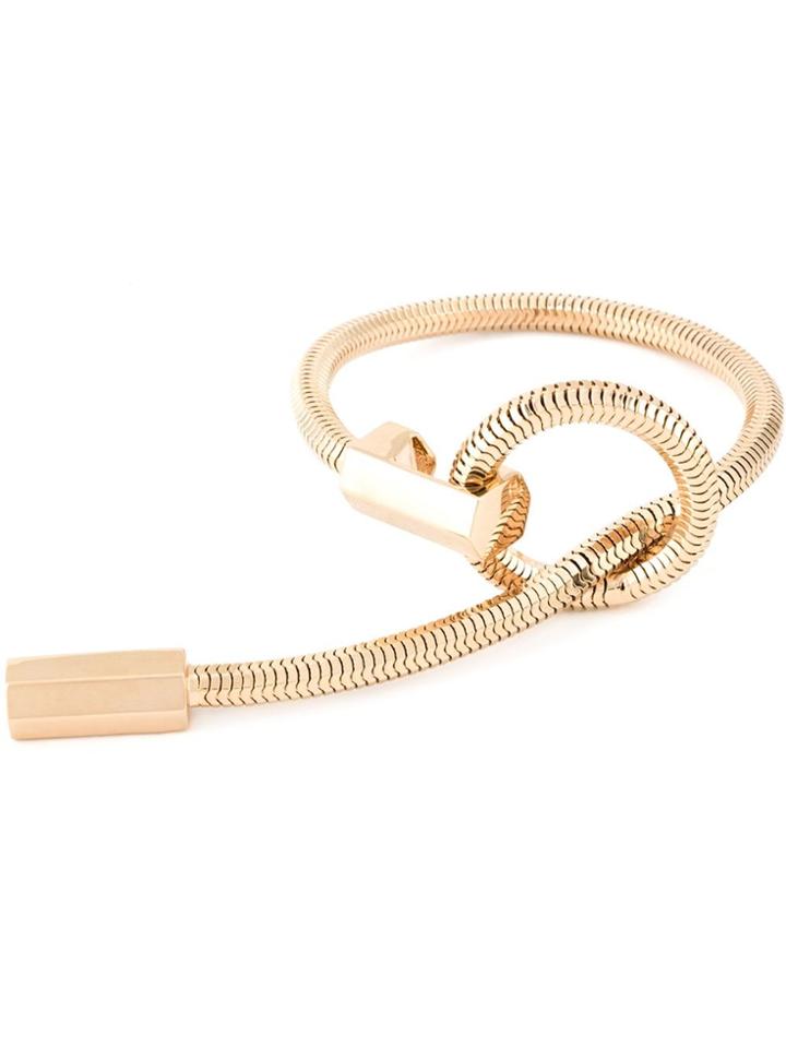 Lara Bohinc 'schumacher' Loop Bracelet - Metallic