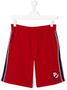 Ralph Lauren Kids Side Stripe Shorts - Red