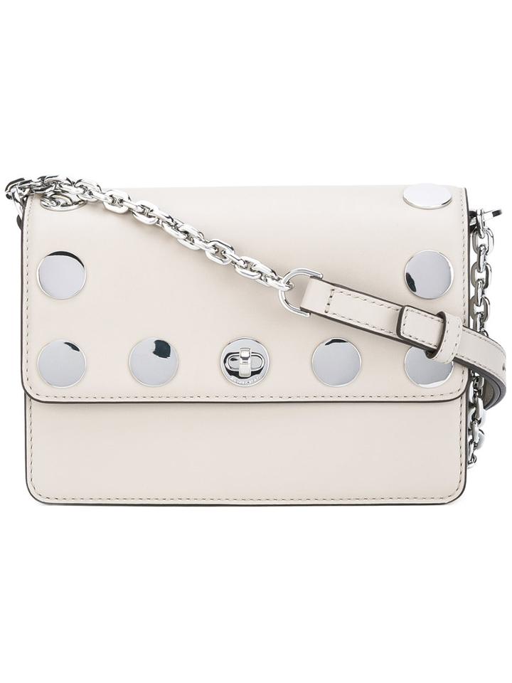 Michael Michael Kors Metallic Cross-body Bag, Women's, Nude/neutrals, Leather
