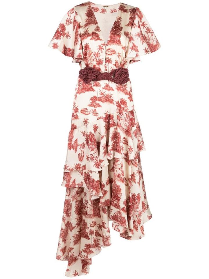 Johanna Ortiz Sangria Dress - Red