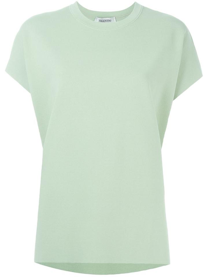 Valentino Loose Fit Top, Women's, Size: M, Green, Polyester/viscose