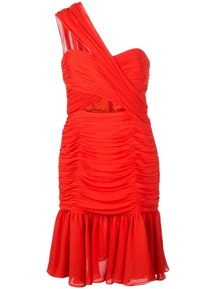 Jill Jill Stuart One-shoulder Mini Dress - Orange