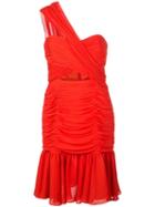 Jill Jill Stuart One-shoulder Mini Dress - Orange